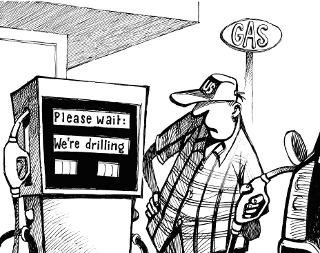 "Merci de patienter, nous sommes en train de forer"